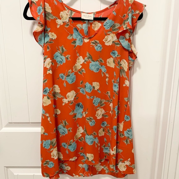 1.4.3. Story by Line Up | Women’s Orange Floral - Picture 1 of 2